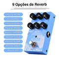 Pedal Reverb Mini Universe M-VAVE - 9 EFEITOS FX