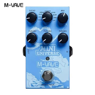 Pedal Reverb Mini Universe M-VAVE - 9 EFEITOS FX