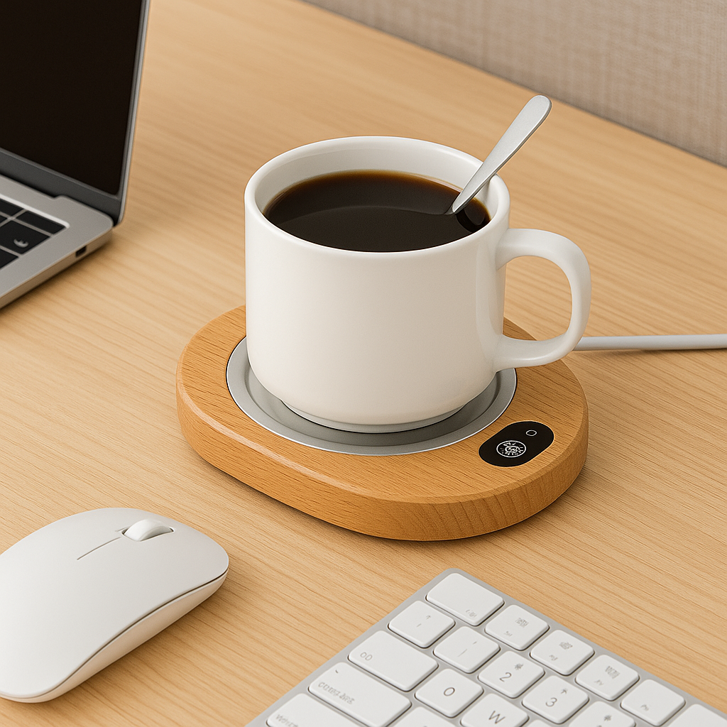 Aquecedor de Caneca USB – Base Térmica para Café e Chá