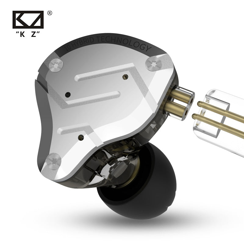 KZ ZS10 PRO Fone de Ouvido In ear retorno de palco HIFI